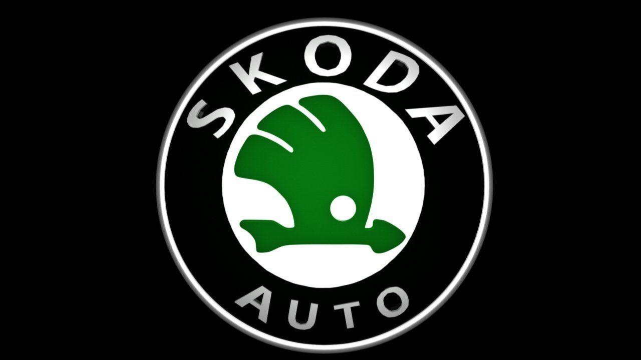 Skoda Logo - Skoda Logo 3D Model in Parts of auto 3DExport