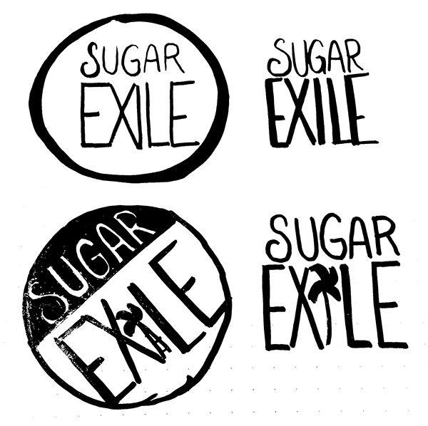 Exile Oval Logo - Sugar exile Logo explorations on Behance