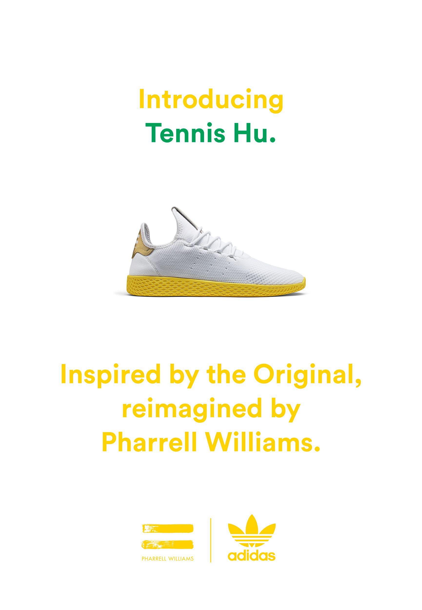 Pharrell Logo - Adidas Originals x Pharrell Williams = Tennis Hu | Office Magazine