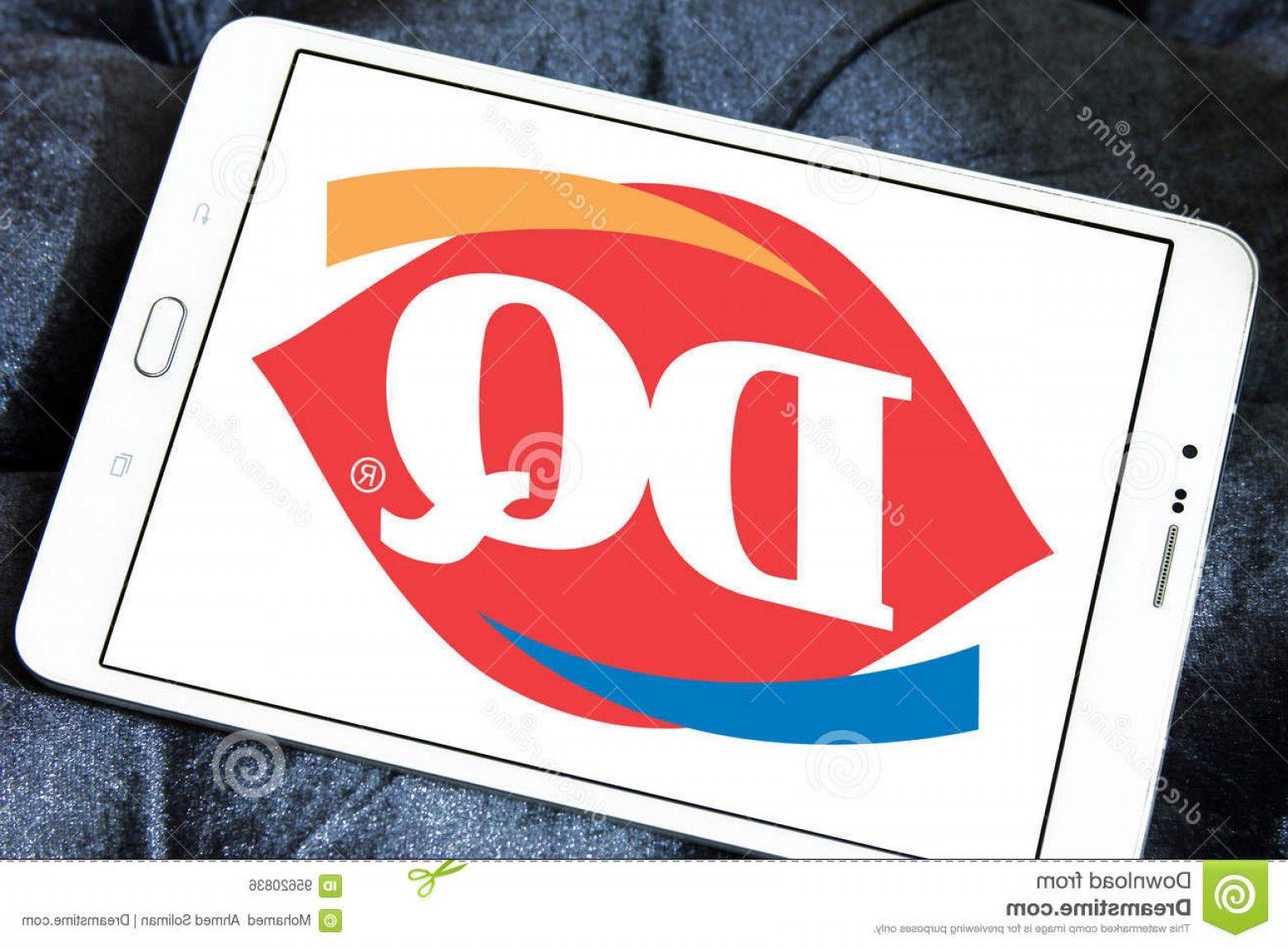 Samsung Tablet Logo - Editorial Photo Dairy Queen Dq Fast Food Restaurant Logo Samsung ...