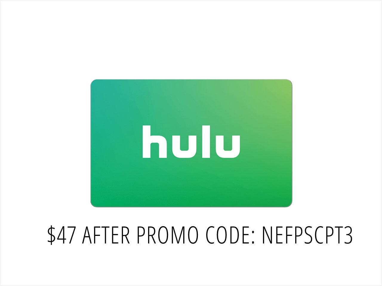 Newegg Flash Logo - Hulu Plus $50.00 Gift Card (Email Delivery) – NeweggFlash.com