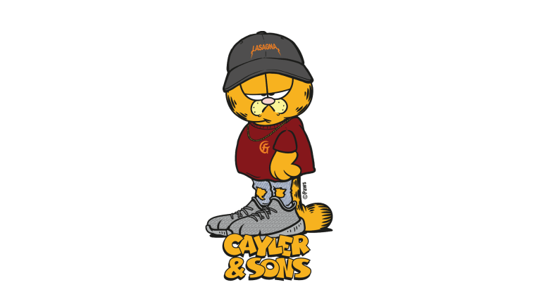 Hypebeast Transparent Logo - Garfield Is Back In Town With New CAYLER & SONS AW17 Collaboration ...