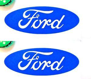 Company with Red Oval Logo - Ford Decal Sticker, Oval Logo Emblem, 7 YR WARRANTY, BLUE or RED