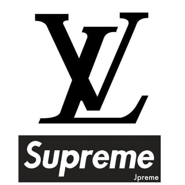 Louis Vuitton X Supreme Black Logo - J on Twitter: 