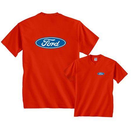 Company with Red Oval Logo - Ford Motor Company Classic Blue Oval Logo T Shirt