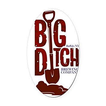 Red Oval Company Logo - Amazon.com: CafePress - Big Ditch Brewing Company Logo Oval Car ...
