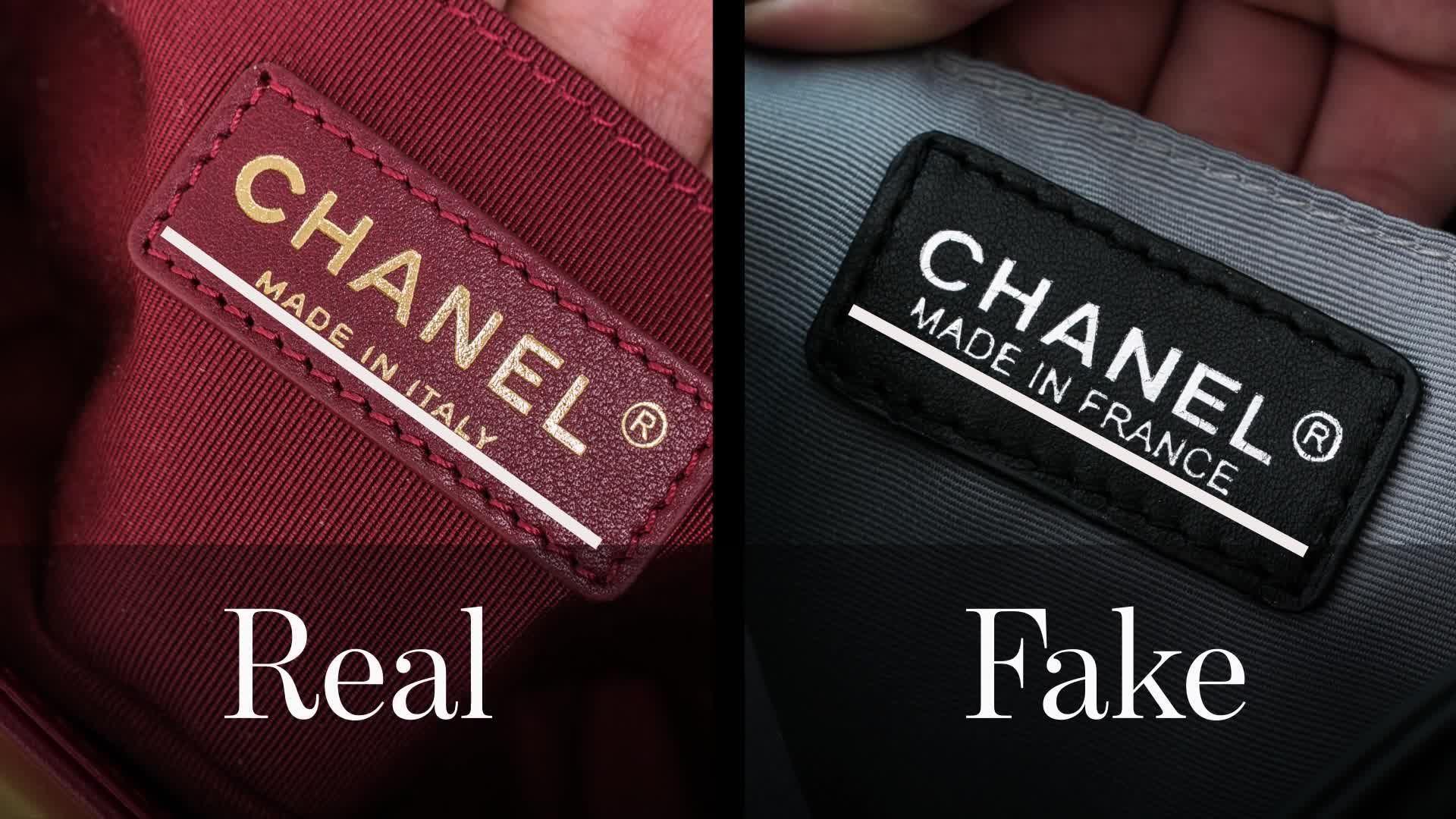 Fake Chanel Logo - Real VS fake CHANEL logo. #fakedesignerbags | Real Chanel