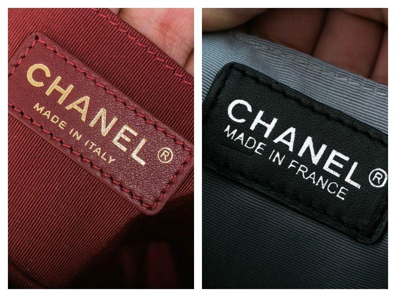 Fake Chanel Logo - Here's How to Spot the Difference Between Real and Fake Designer ...