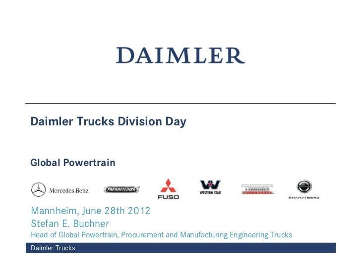 Daimler Freightliner Logo - Daimler Trucks Division Day 2012 – Stefan E. Buchner