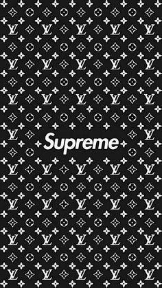 Louis Vuitton X Supreme Black Logo - LogoDix