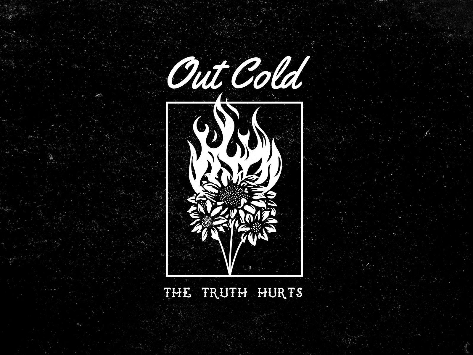 Emo Band Logo - Out Cold Burning Flower