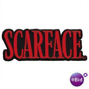 eBid Logo - Scarface Iron On Patch Red Letters Logo Al Pacino New On EBid United