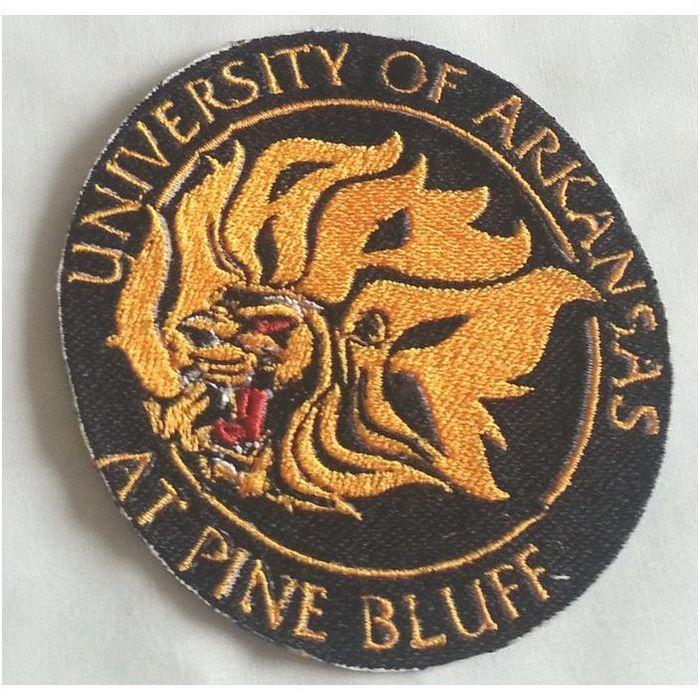 eBid Logo - Arkansas Pine Bluff Golden Lions logo Iron On Patch on eBid United