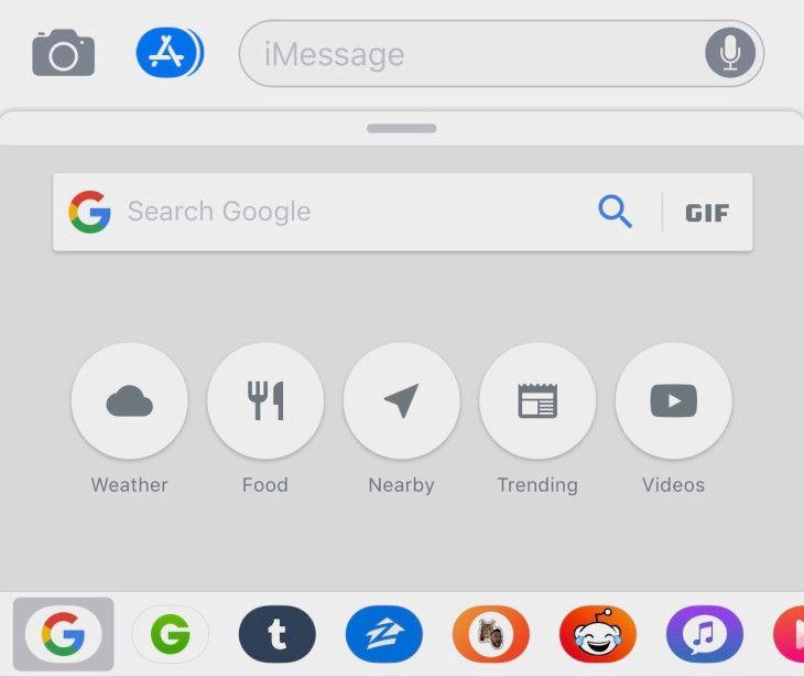 Google Now App Logo - Google Search comes to iMessage | TechCrunch