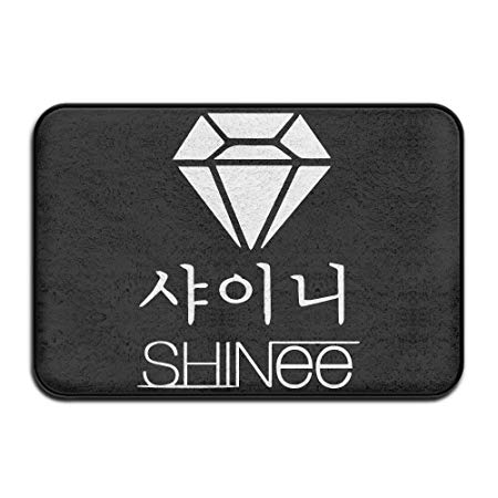 SHINee Logo - Shinee Logo Diamond Rectangle Non Slip Doormat Floor Mat For Home