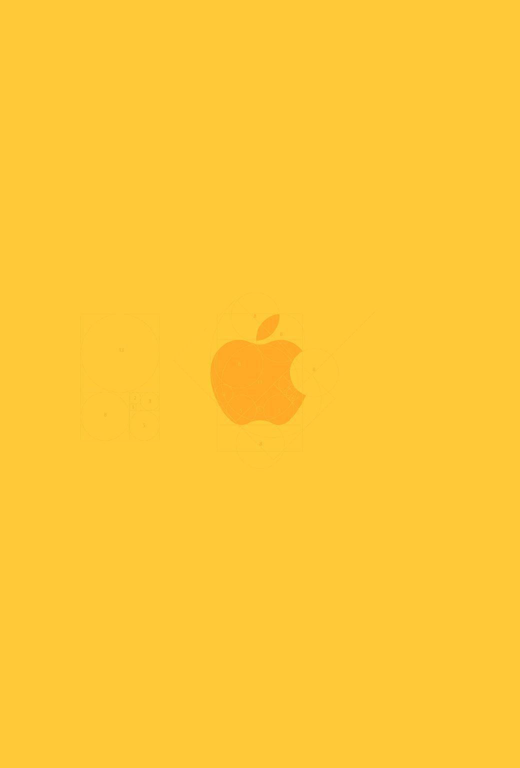 Yellow Apple Logo - yellow wallpaper for iphone - Bing images | Apple Love! in 2019 ...