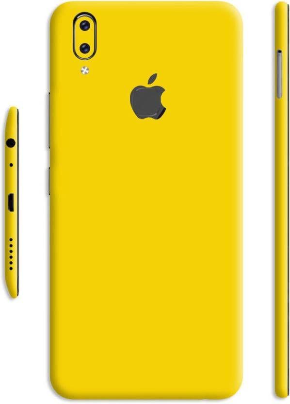 Yellow Apple Logo - SLICKWRAPS Skin-1891 - Converter Apple Logo Yellow Glossy Skin For ...