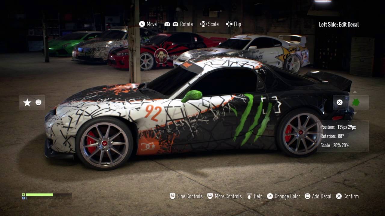 Monster Mazda Logo - MAZDA RX-7 MONSTER ENERGY PAINT JOB || Need For Speed 2015 || ft ...