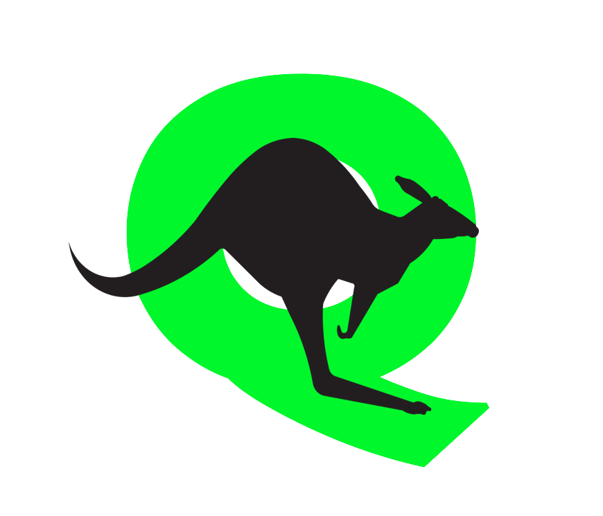 Kangaroo Q Logo - Workflows. Master Your Business. Fulfill Orders & Satisfy Customers