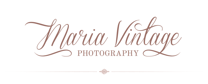 Vintage Photography Logo - Maria Vintage Photography · Logo Signature Design & Blog Restyle