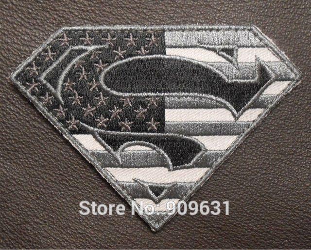 Superman Military Logo - SUPERMAN AMERICAN FLAG USA ARMY TACTICAL OPS COMBAT MILITARY SWAT