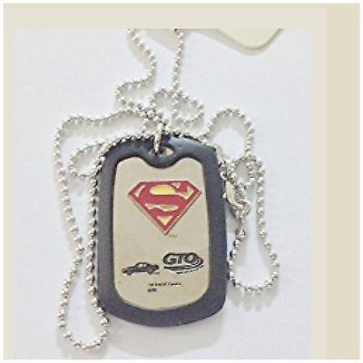 Superman Military Logo - Superman Necklace Pendant Military Dog Tag Dc Comics Usa American