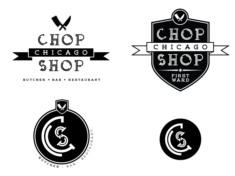 Round Two Logo - Chop Shop Round Two by 12 Line Studio