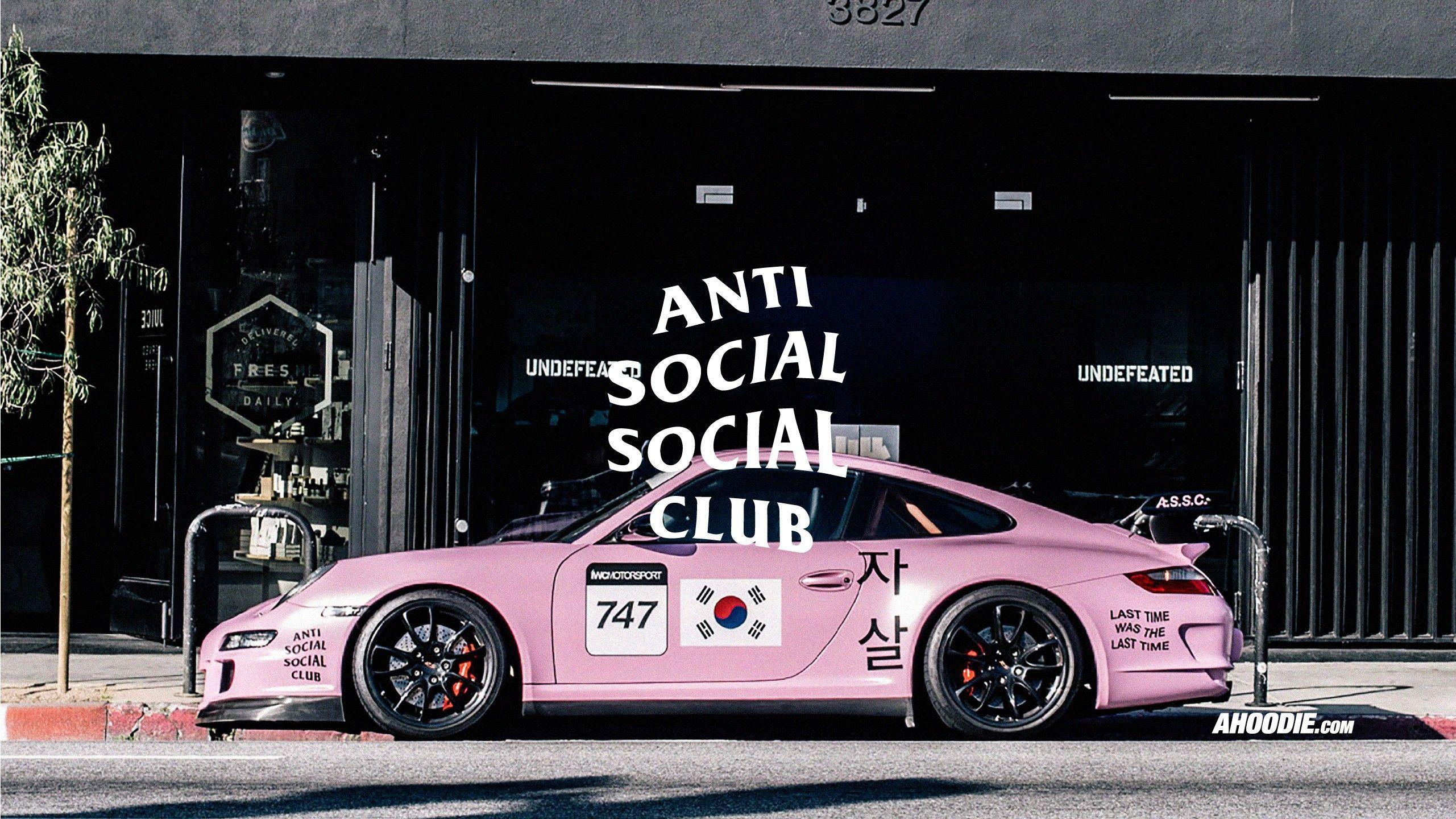 Anti Social Social Club Last Time Last Time Was Logo - Anti Social Social Club Pink Porsche Wallpaper | iPhone backgrounds ...