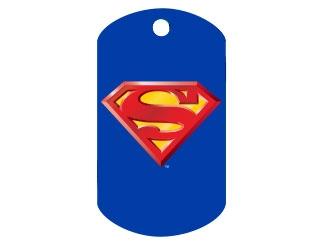Superman Military Logo - Superman Custom Engraved Dog ID Tag Military Style. PupLife