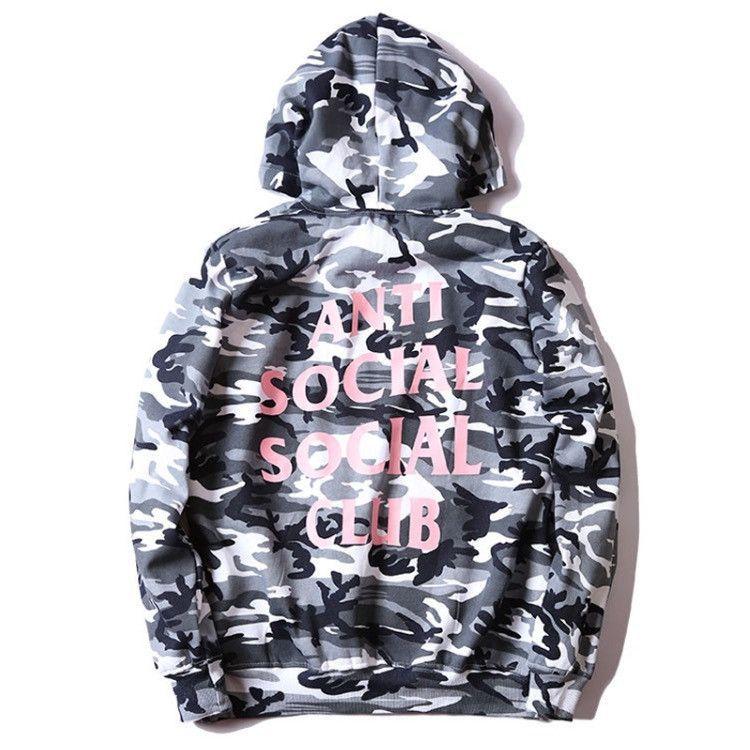 Anti Social Social Club Last Time Last Time Was Logo - Anti Social Social Club Snow Camo Hoodie Comfortable And Durable