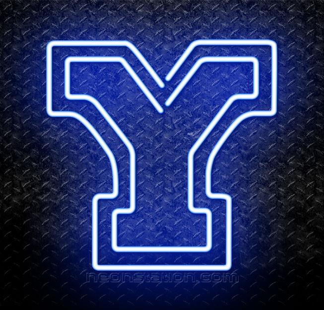 BYU Logo - NCAA Brigham Young Cougars BYU Logo Neon Sign For Sale // Neonstation