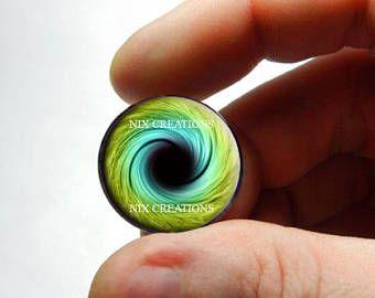 Spiral Green Eyeball Logo - Blythe Eye Chips 14mm Eyes Hazel Blue Glitter Design Human | Etsy