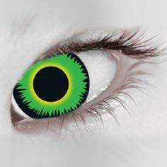Spiral Green Eyeball Logo - Best Spiral Contact Lenses image. Eyes, Coloured contact