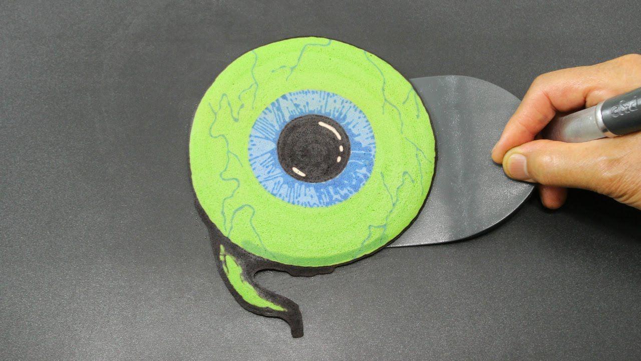 Spiral Green Eyeball Logo - PANCAKE. SepticEye Sam Green Eye