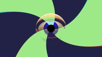 Spiral Green Eyeball Logo - Search photo eyes cartoon