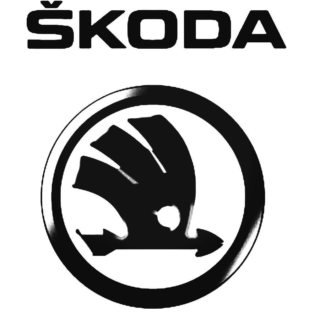 Skoda Logo - Skoda Logo Aftermarket Decal Sticker | Aftermarket Decals | Decals ...