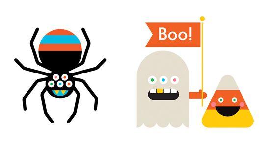 Cute Spider Logo - Wee Society's Halloween DIY: Create a Spooky Story - Coquette Maman