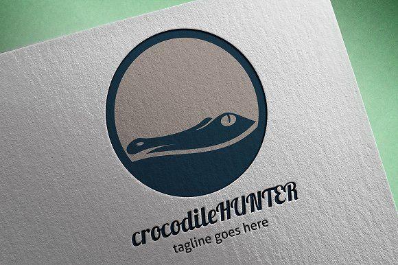 Crocodile Hunter Logo - Crocodile Hunter Logo Logo Templates Creative Market