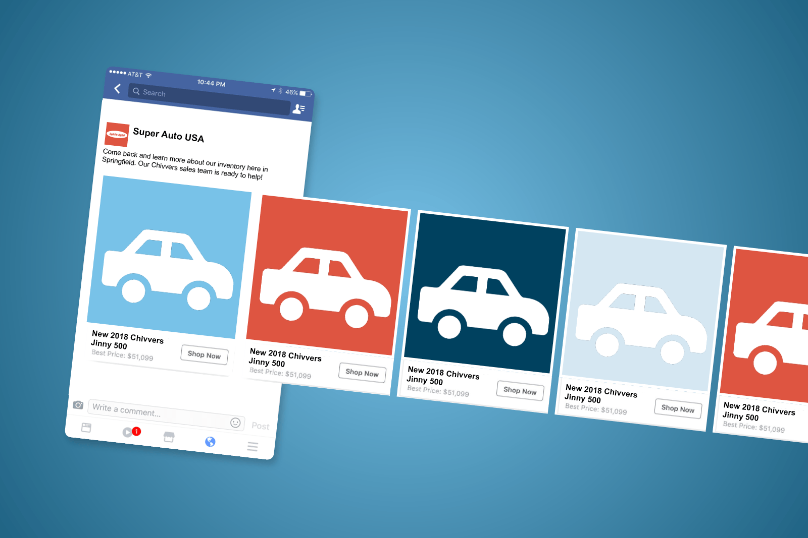 Great Automotive Logo - Ideas for Great Automotive Carousel Ads on Facebook