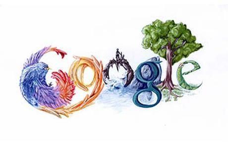 Find Us Google Logo - David Attenborough honoured in Google doodle - Telegraph