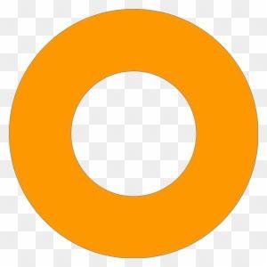 Orange Circle with Line Logo - Circle With Line Through It Clipart, Transparent PNG Clipart Images ...