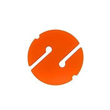 Orange Circle with Line Logo - Scuba-Choice Cave Diving Line Circle Marker 10-Piece Pack, Orange ...