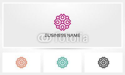 Lily Name Logo - Mandala Node Lily Lotus Logo. Buy Photo