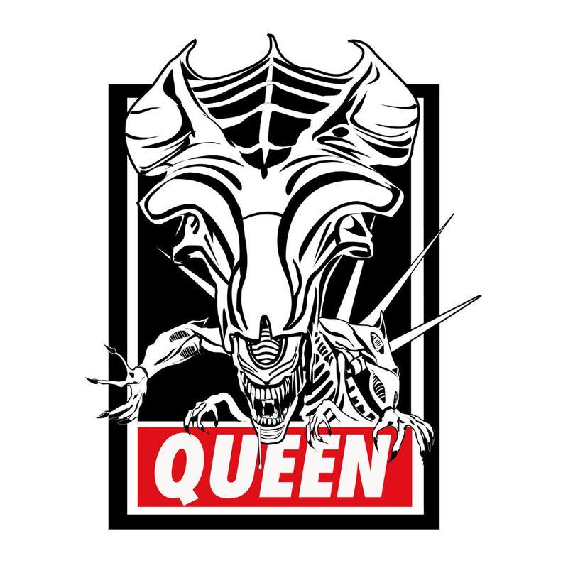 Alien Xenomorph Logo - Alien Xenomorph Queen Obey Style. Cloud City 7