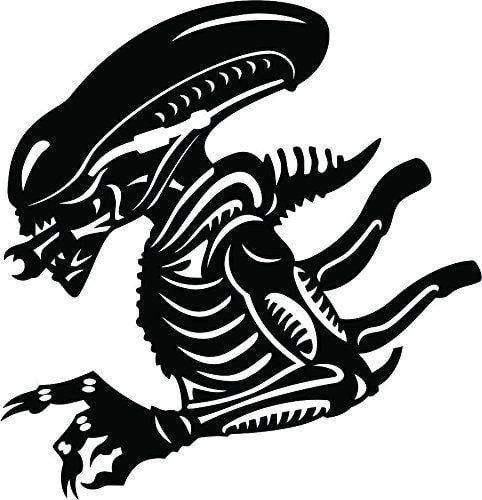 Alien Xenomorph Logo - Aliens Xenomorph Vinyl Die Cut Decal: Automotive