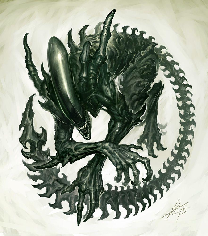 Alien Xenomorph Logo - how long can an alien live?