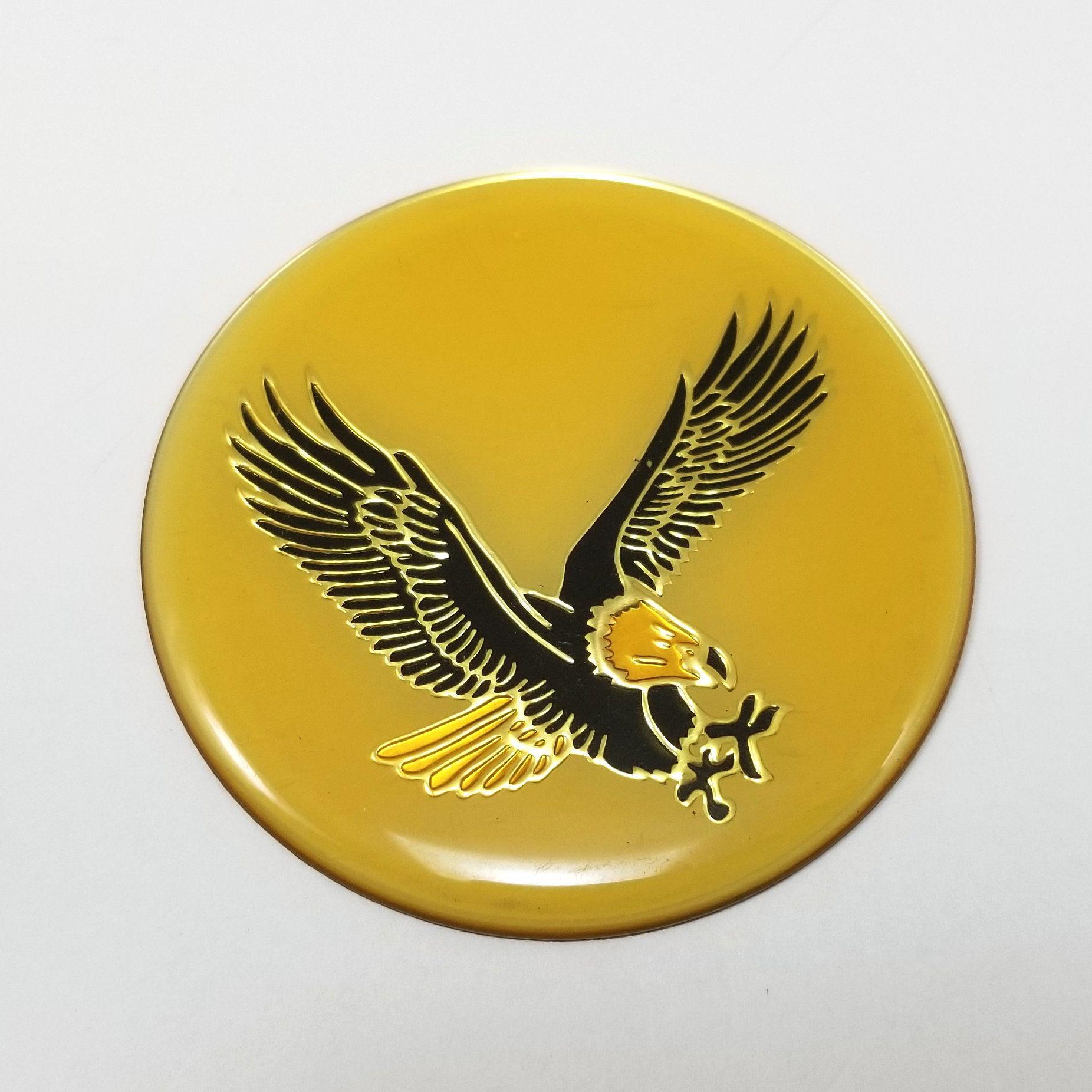 Wire Bird Logo - Eagle Bird Yellow 2-1/2