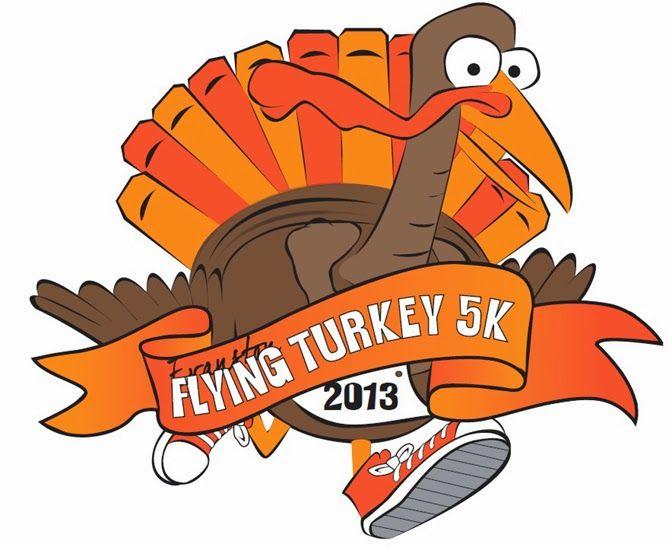 Flying Turkey Logo - Do Not Go Gentle...: Evanston Flying Turkey 5K - November 28, 2013
