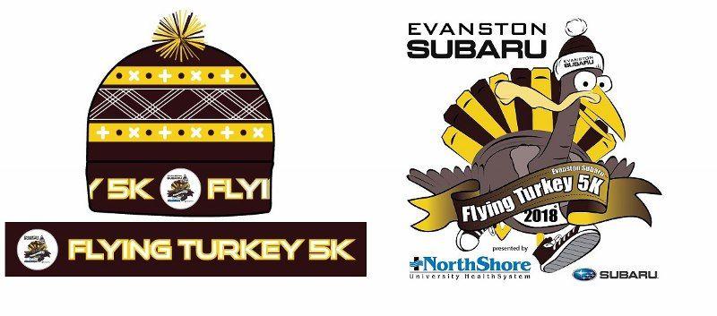 Flying Turkey Logo - Register Online Evanston Subaru Flying Turkey 5k presented