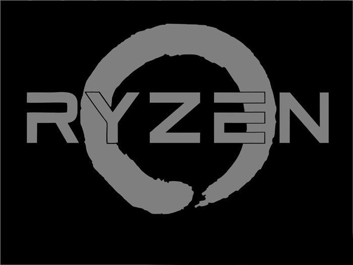 AMD Ryzen Logo - RYZEN PC Window Decal Sticker